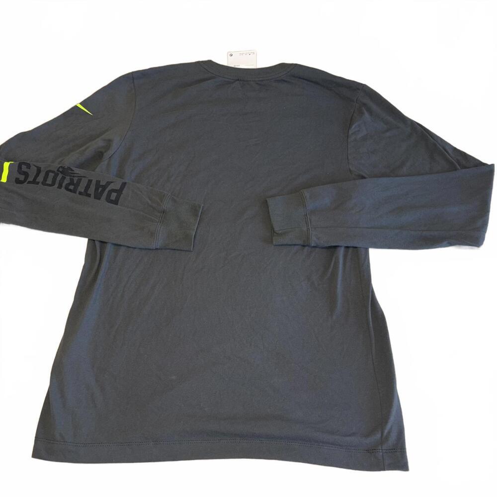 Nike New England Patriots New Long Sleeve NfL Mens Small T-Shirt Dri-Fit Go Pats - Picture 4 of 6